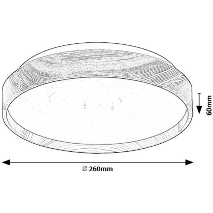 Rabalux - LED Plafon LED/12W/230V 3000K śr. 26 cm